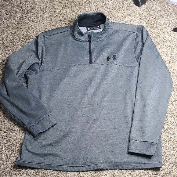 Under Armour Gray Quarter-Zip Pullover - Picture 1 of 6